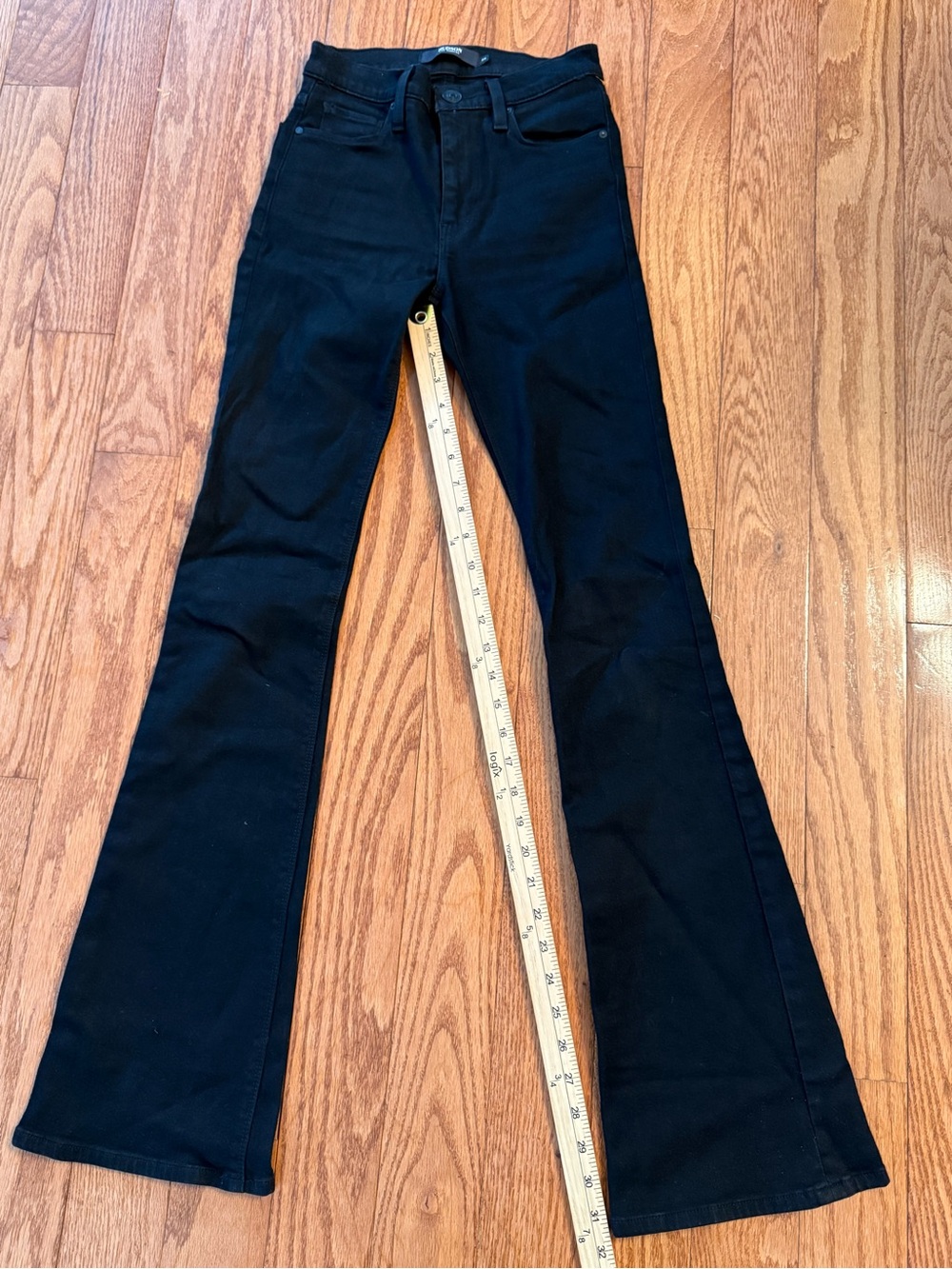 Hudson Los Angeles Barbara Bootcut Jeans Black Size 24